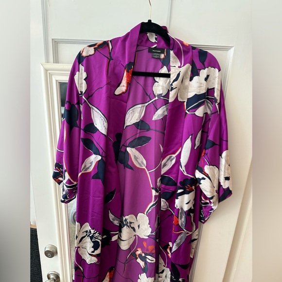 Natori Croisette 36 Wrap Kimona Robe (Small) - Picture 3 of 4